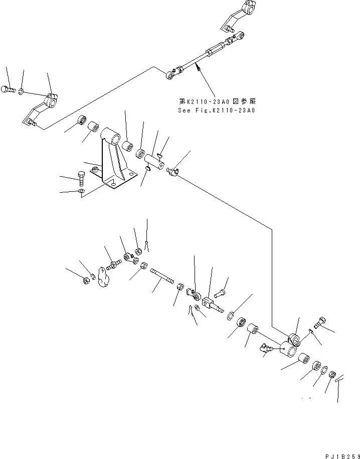 Вилка карданная 175-43-41840 KOMATSU