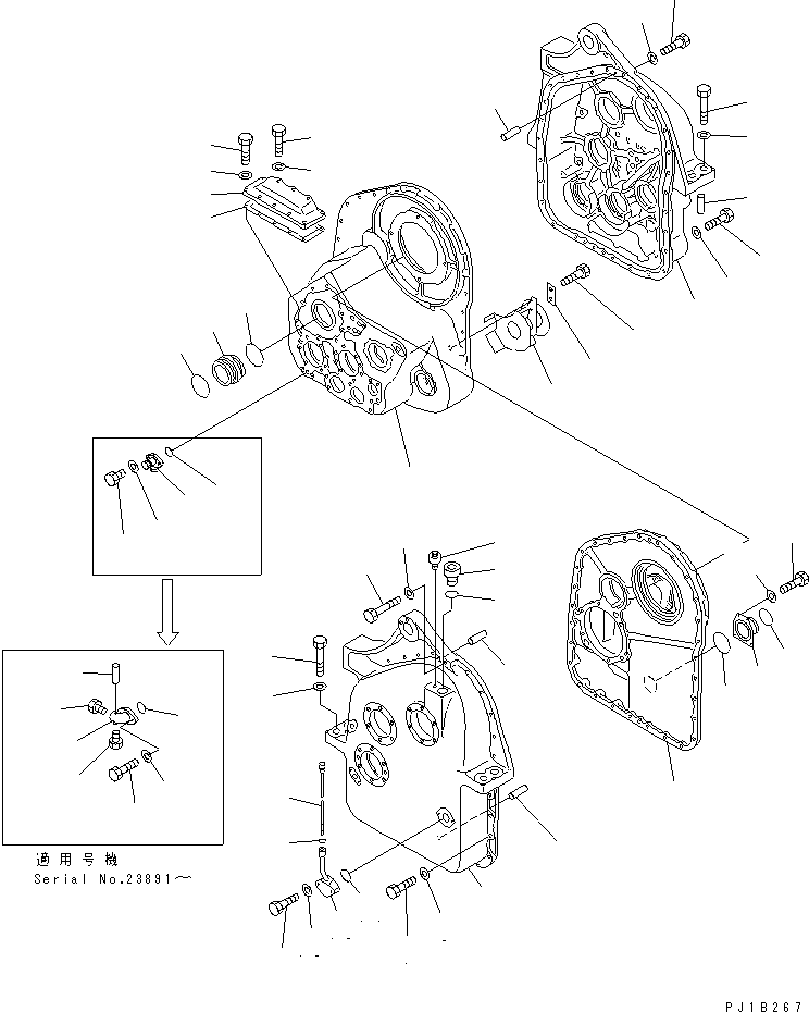 WINCH ASS'Y \0\176-76-01004 KOMATSU