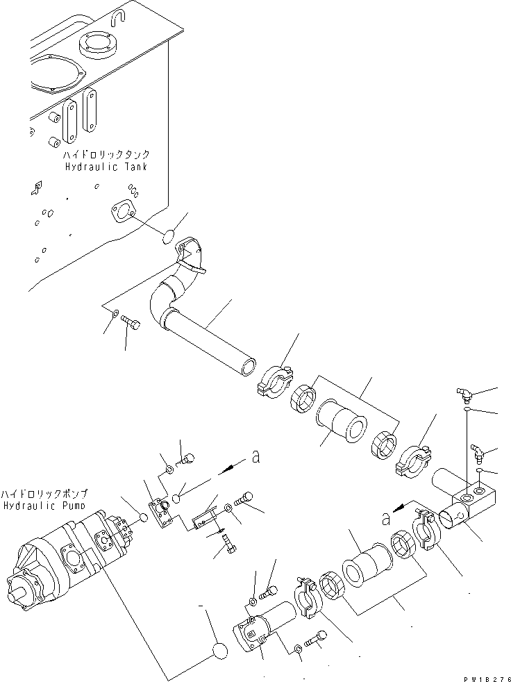 Трубка 195-60-45280 KOMATSU