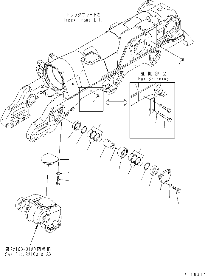 PLATE,(FOR SHIPPING ) 195-30-66610 KOMATSU