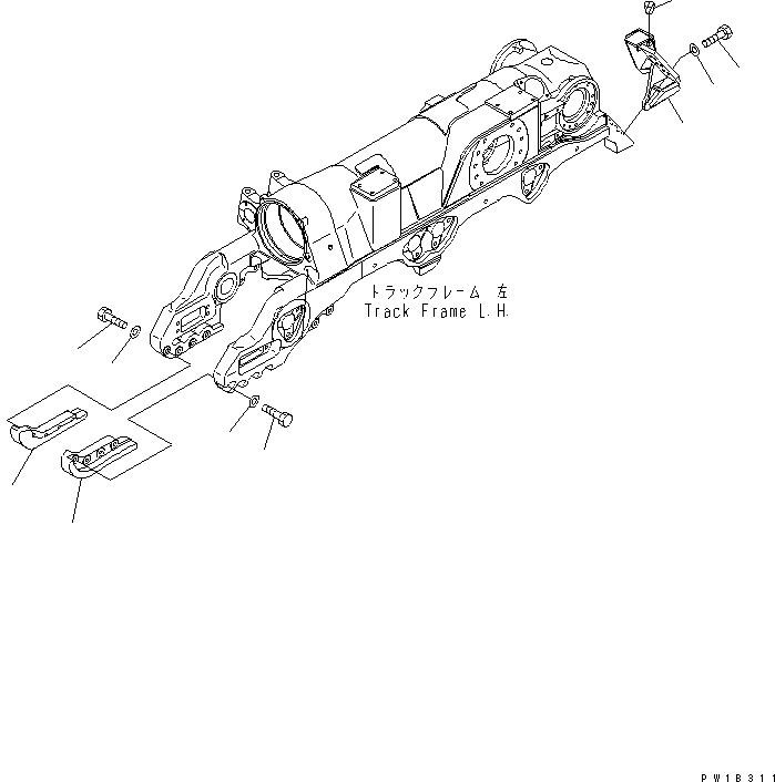 Крышка 195-30-62250 KOMATSU