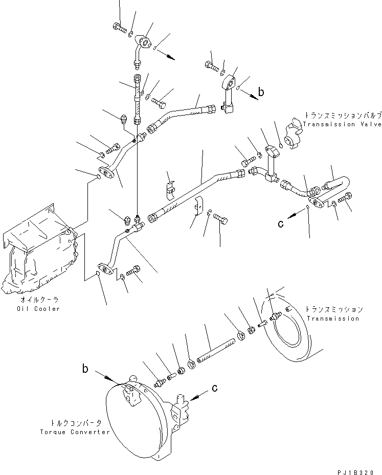 Трубка 176-49-55110 KOMATSU