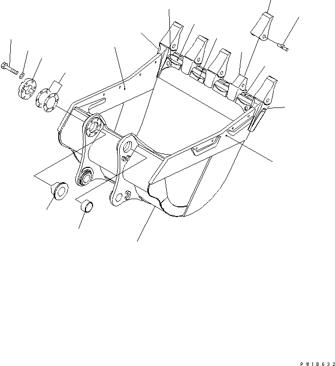 Ковш 209-939-7740 KOMATSU