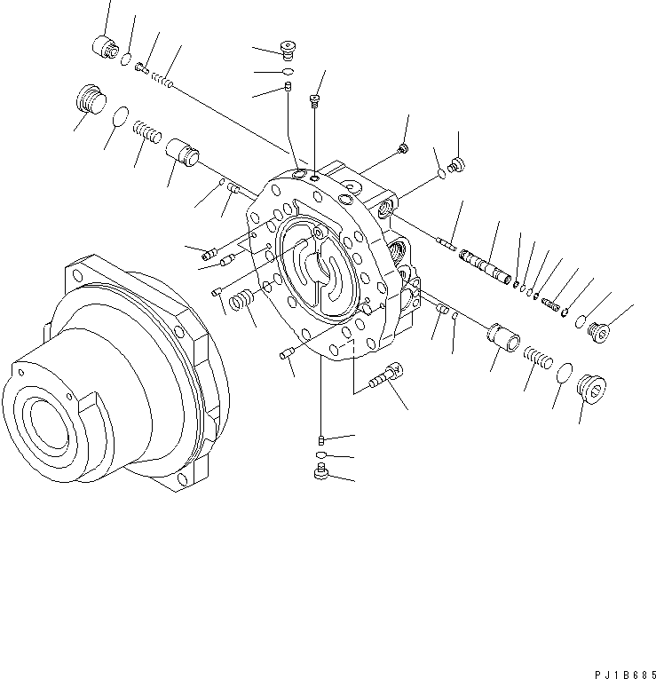 PLATE, BASE, KIT KBB044B-23174 KOMATSU