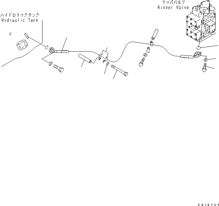 HOSE,(B) 195-61-49310 KOMATSU