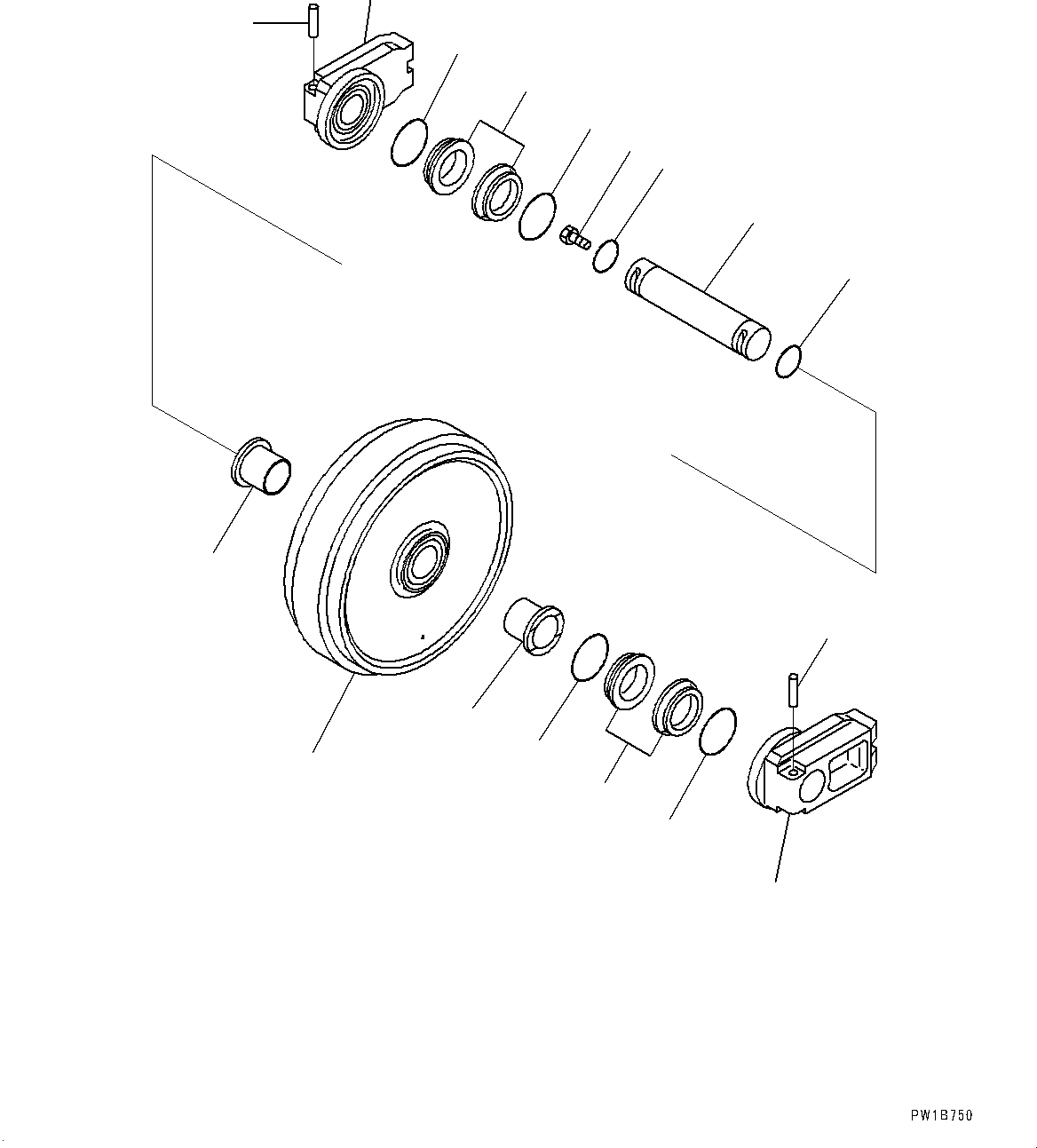 IDLER ASS'Y 20Y-30-00441 KOMATSU