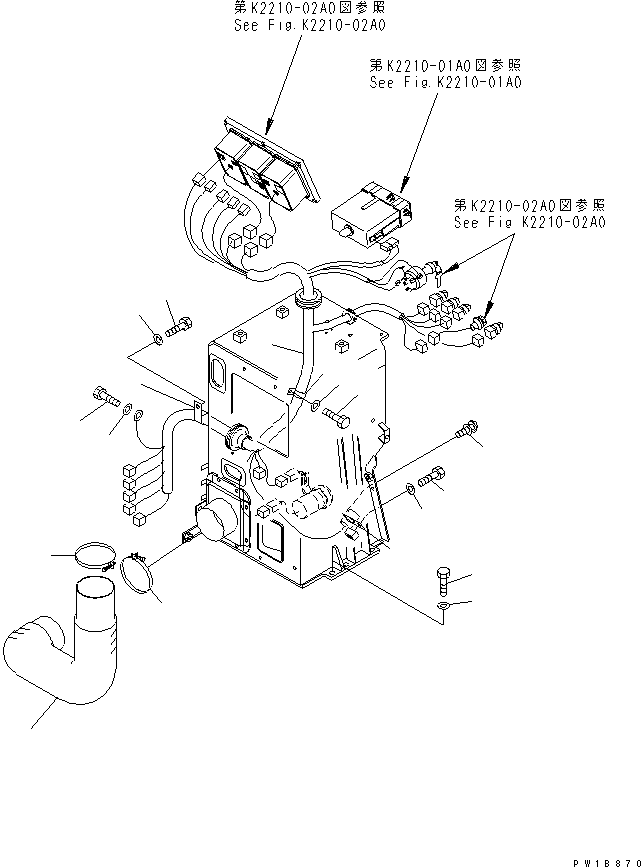 Жгут проводов 195-06-72140 KOMATSU