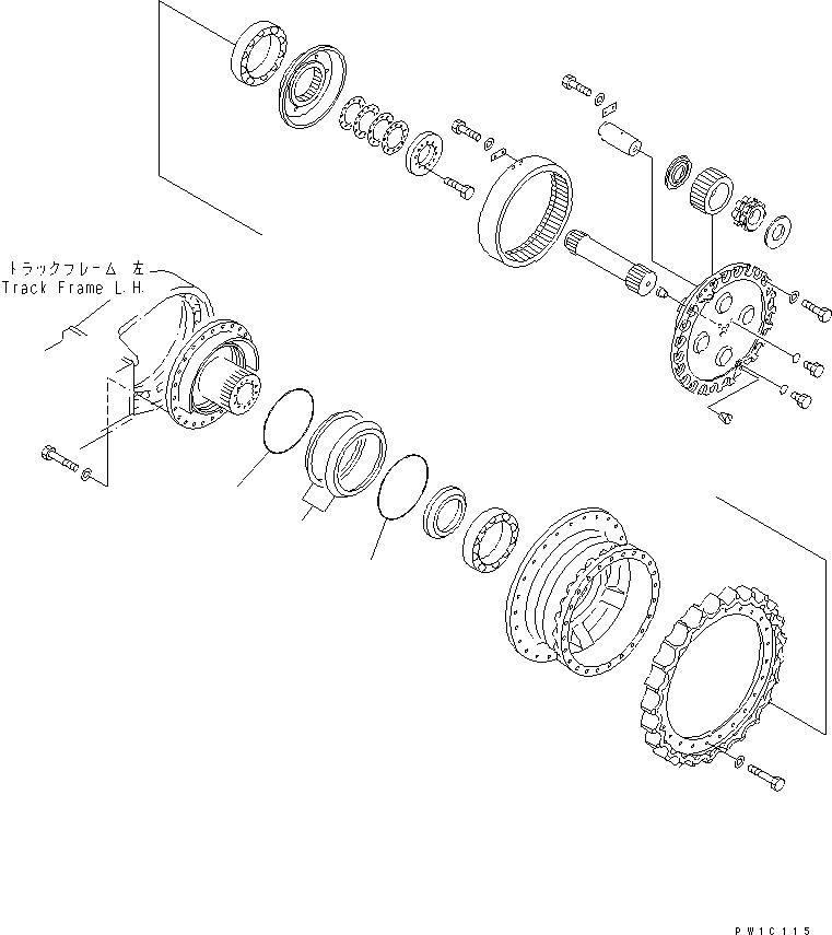 Кольцо уплотнительное 198-27-12152 KOMATSU