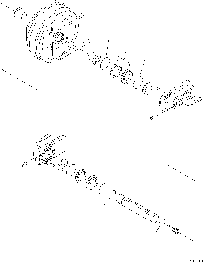 Плавающее торцевое уплотнение в сборе 21T-30-00180 KOMATSU