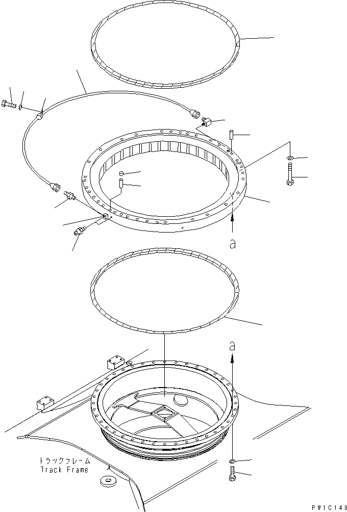 SWING CIRCLE 207-25-61700 KOMATSU