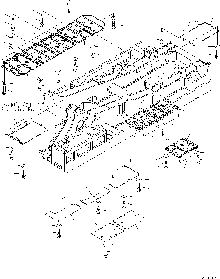 Крышка 21T-54-64130 KOMATSU
