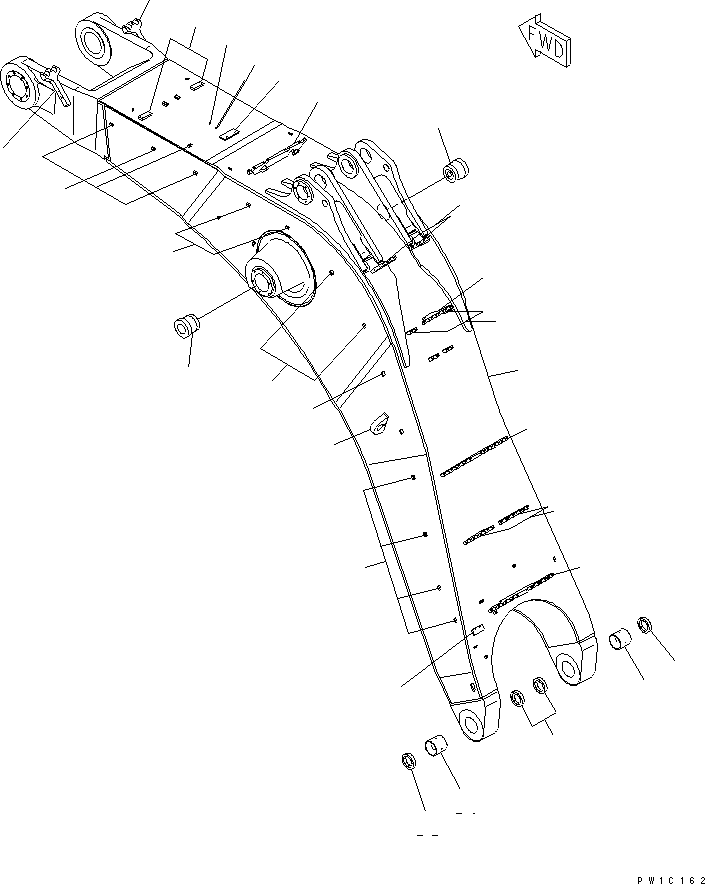 Опора (сварная) 205-62-73240 KOMATSU