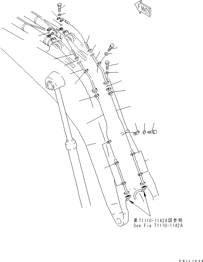 Шланг 07073-01416 KOMATSU