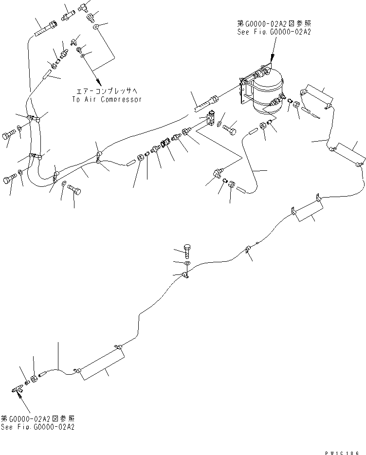 Шланг 07822-00686 KOMATSU