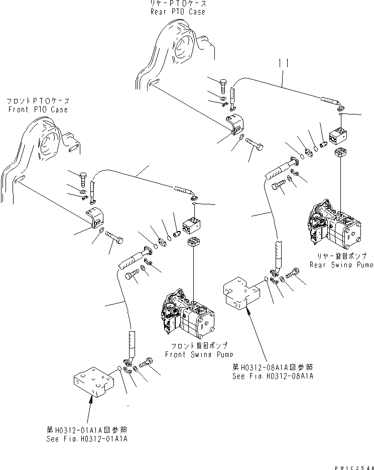 Шланг 07073-01216 KOMATSU