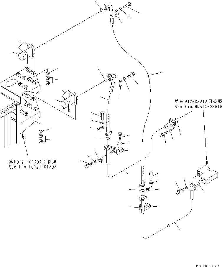Шланг 07073-01409 KOMATSU
