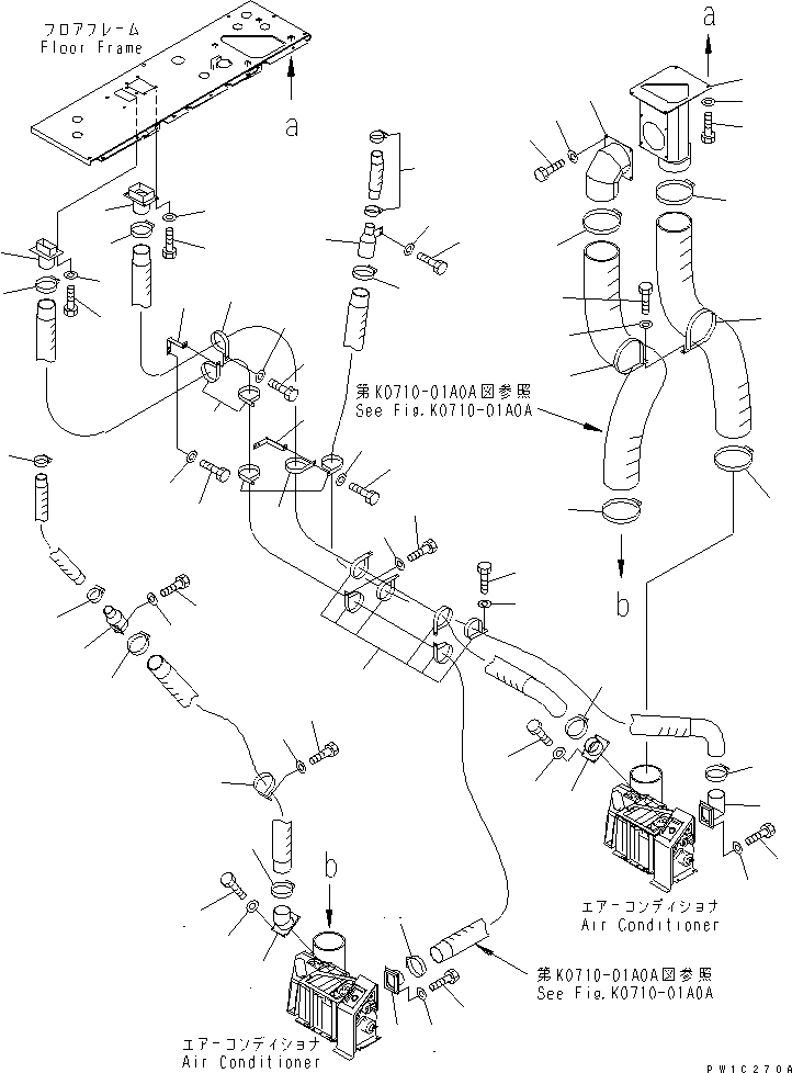 Воздуховод 21T-979-6550 KOMATSU
