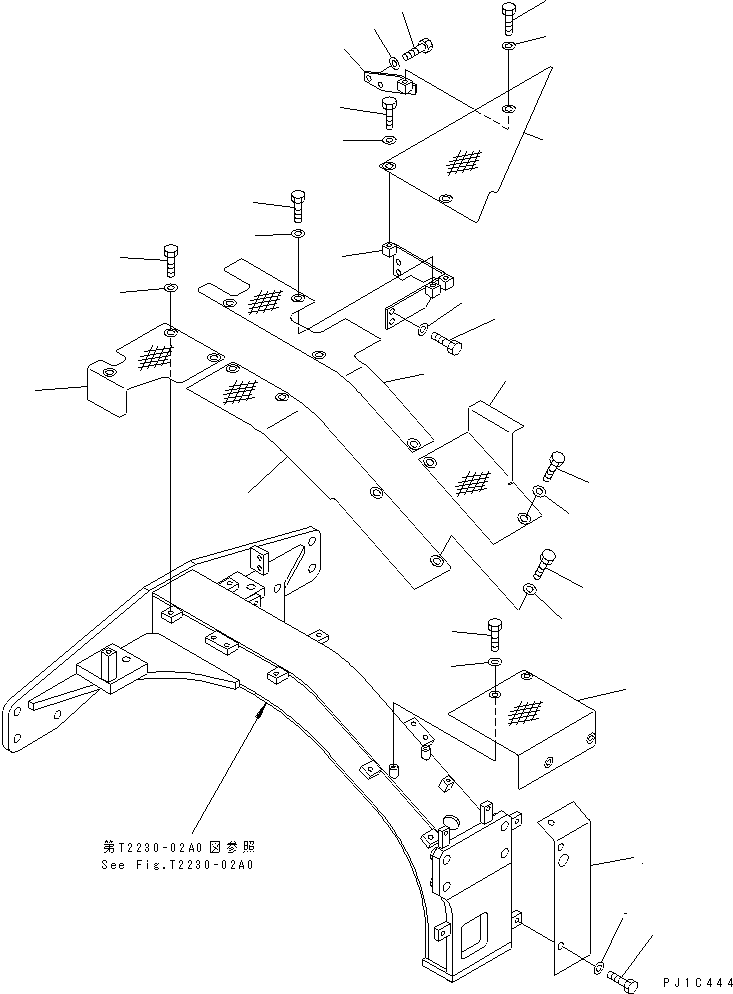 Крышка 156-54-23280 KOMATSU