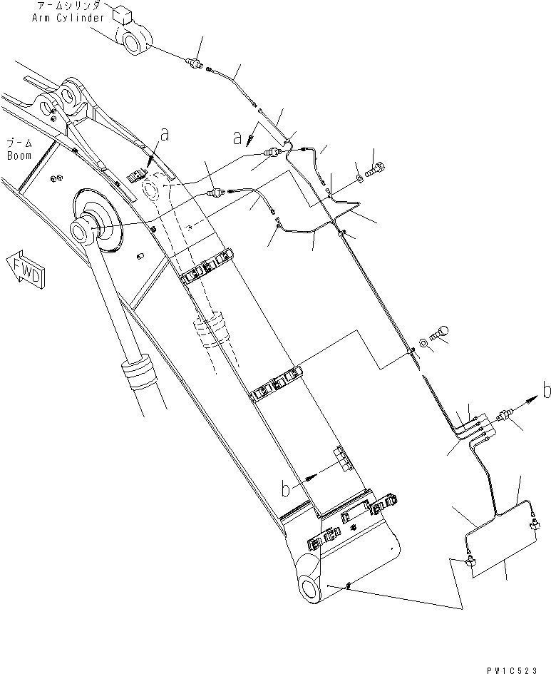 Трубка 207-70-77331 KOMATSU