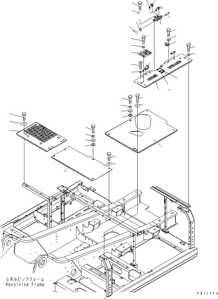 Крышка 207-54-71401 KOMATSU