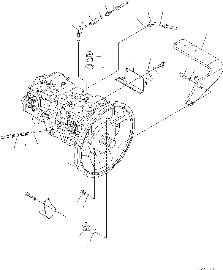 Уплотнительное кольцо круглого сечения (\8\07002-02434) KOMATSU