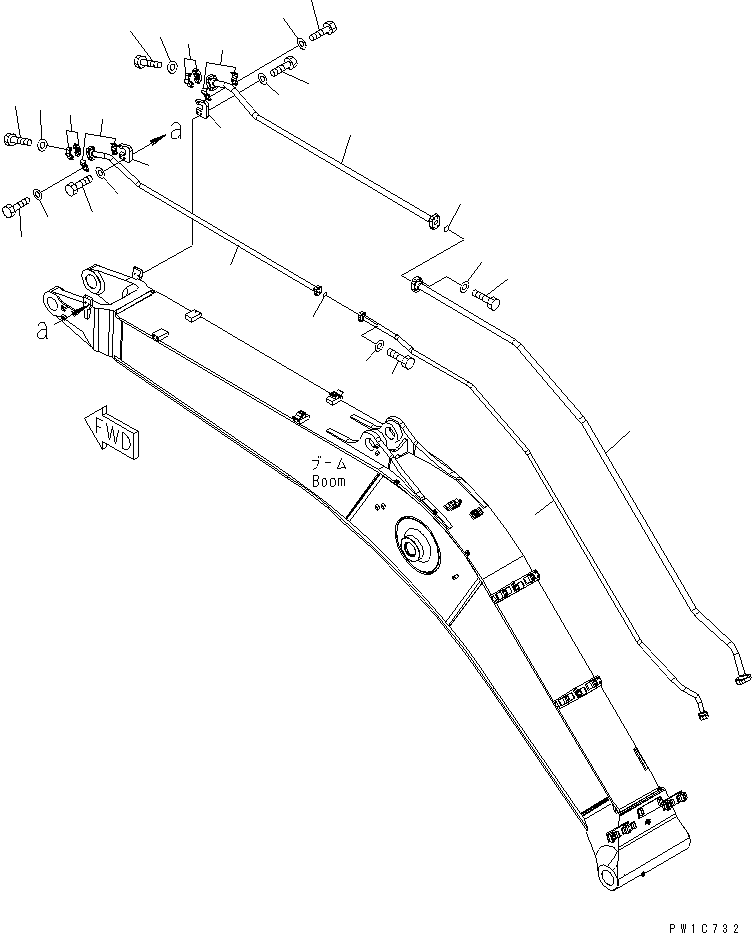 Фланец 209-62-51160 KOMATSU