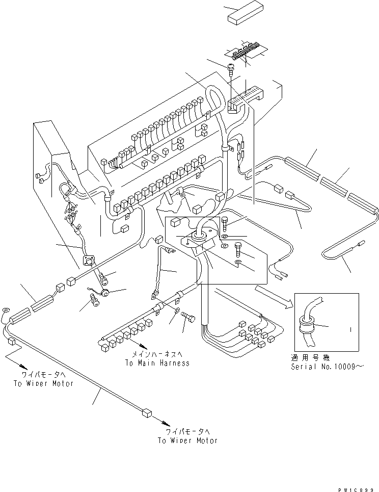 Жгут проводов 21T-06-67166 KOMATSU