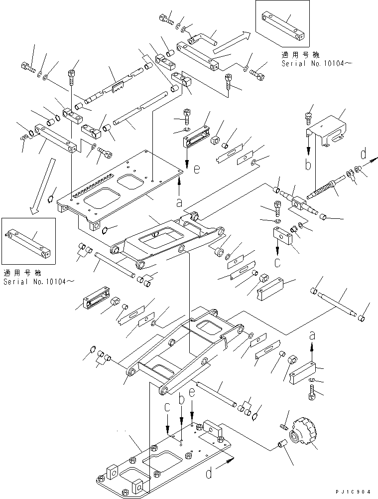 LIFT ASS'Y 19M-43-33300 KOMATSU