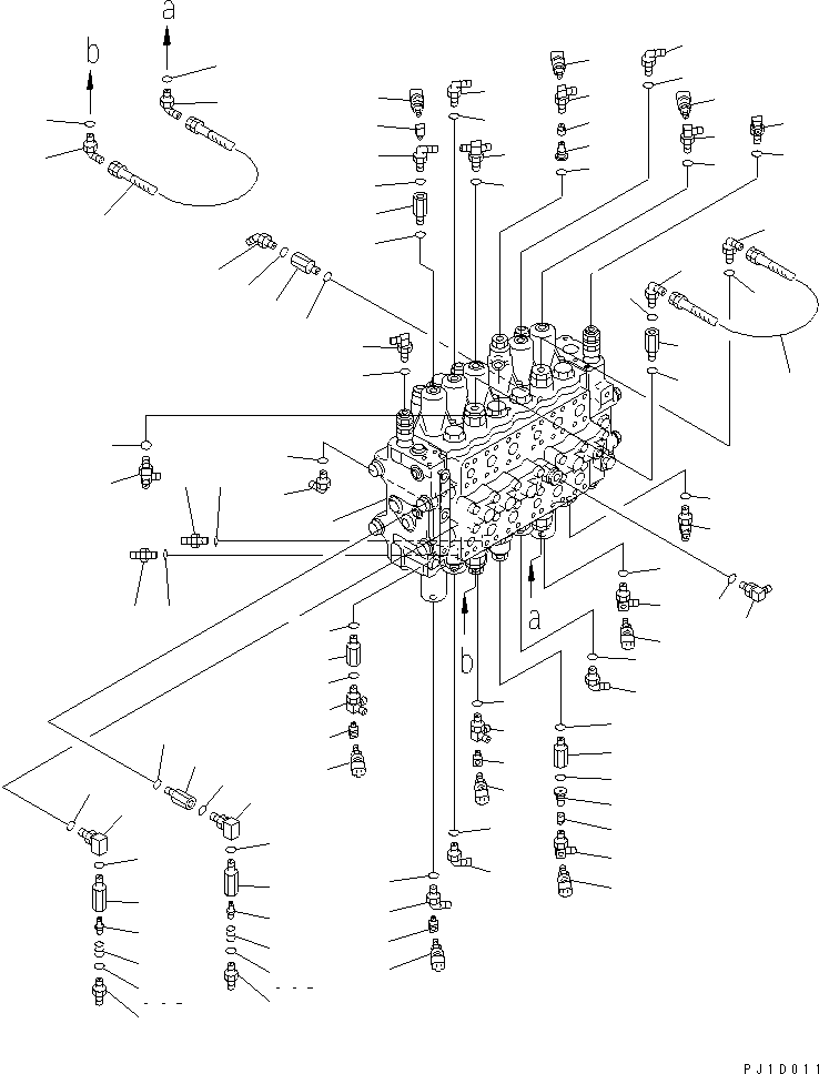 клапан в сборе (723-46-14500) KOMATSU