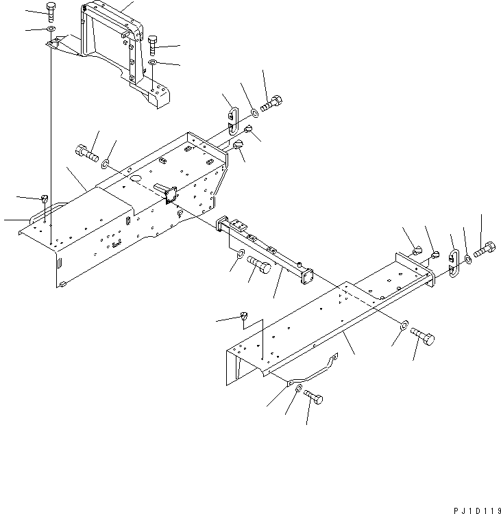 FENDER,L.H 154-54-47440 KOMATSU