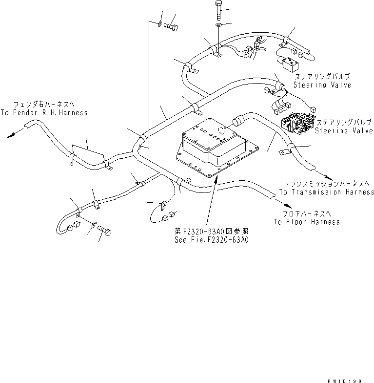 Жгут проводов 17M-06-41191 KOMATSU