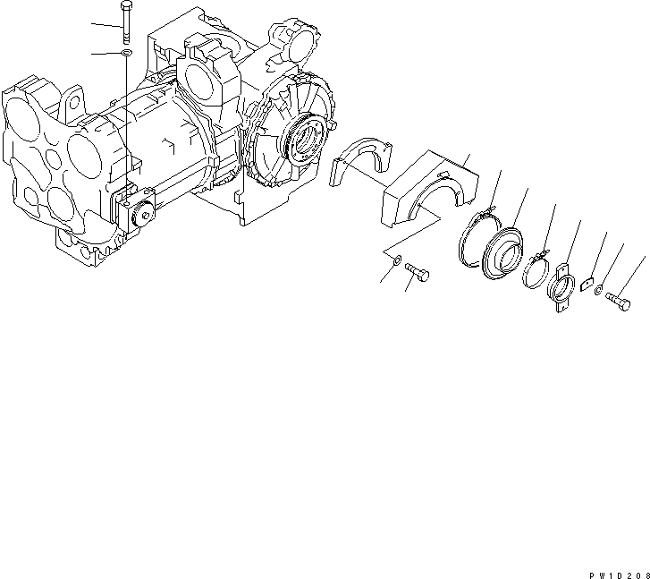 Крышка 17M-21-44141 KOMATSU