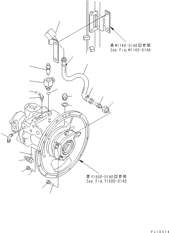 Шланг 07286-01642 KOMATSU