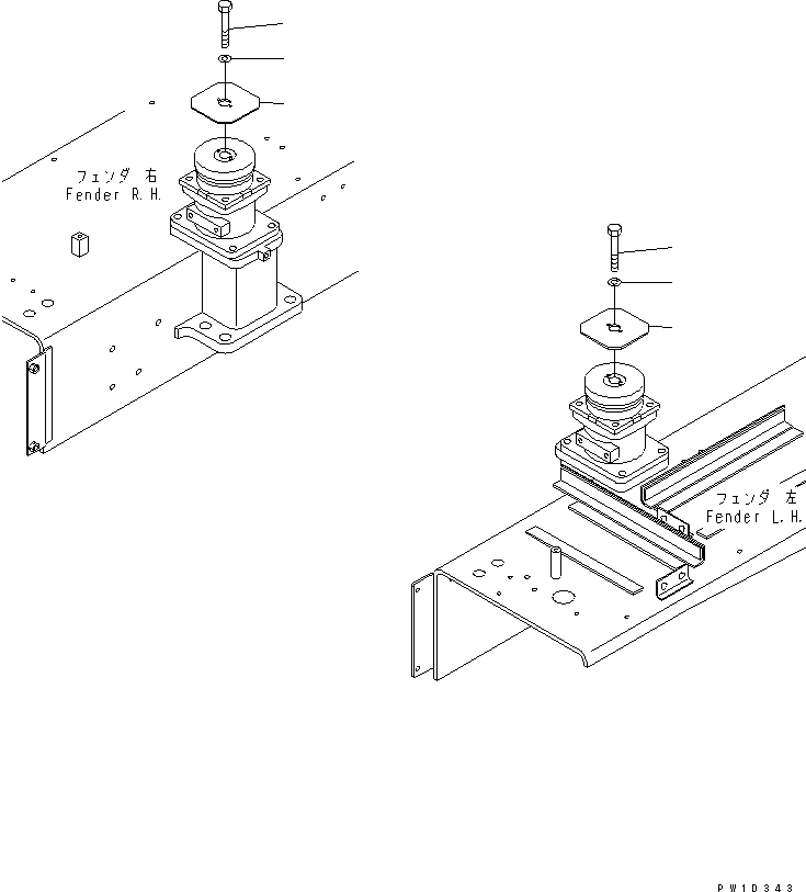 Пластина 17M-54-44230 KOMATSU