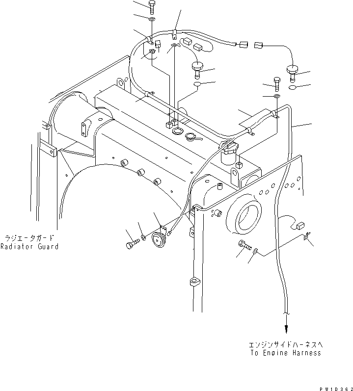 Жгут проводов 17M-06-41121 KOMATSU