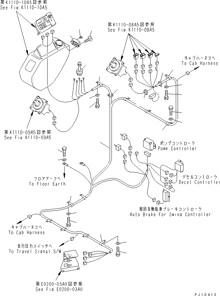Жгут проводов 22B-06-13113 KOMATSU