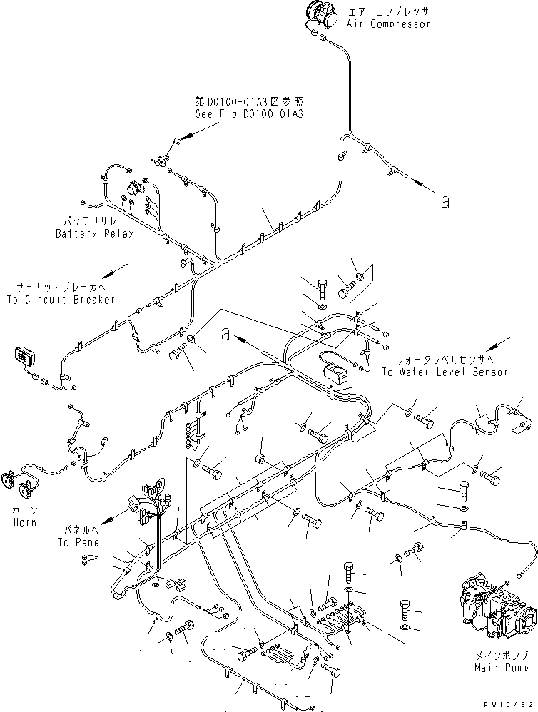 Жгут проводов 209-06-77620 KOMATSU