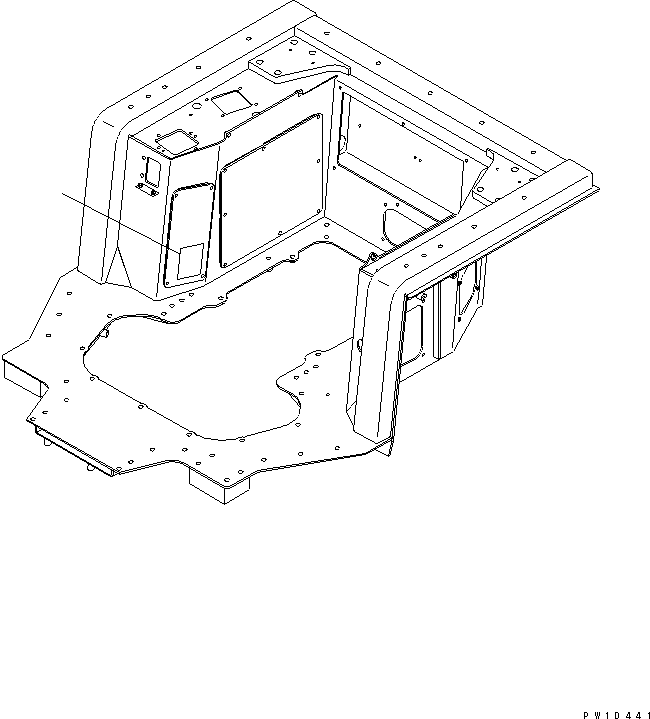 Предупреждающая табличка 195-98-25930 KOMATSU