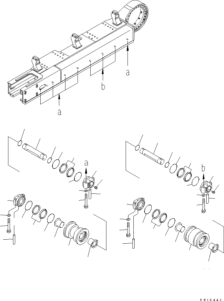Опорный каток в сборе 209-30-00312 KOMATSU