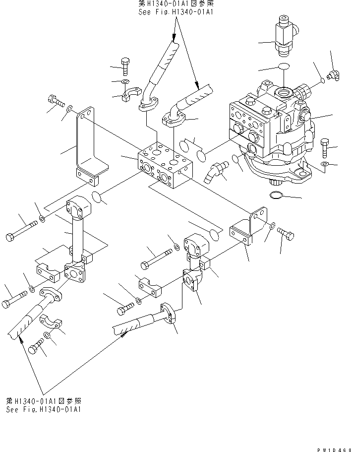 Тройник 209-64-14110 KOMATSU