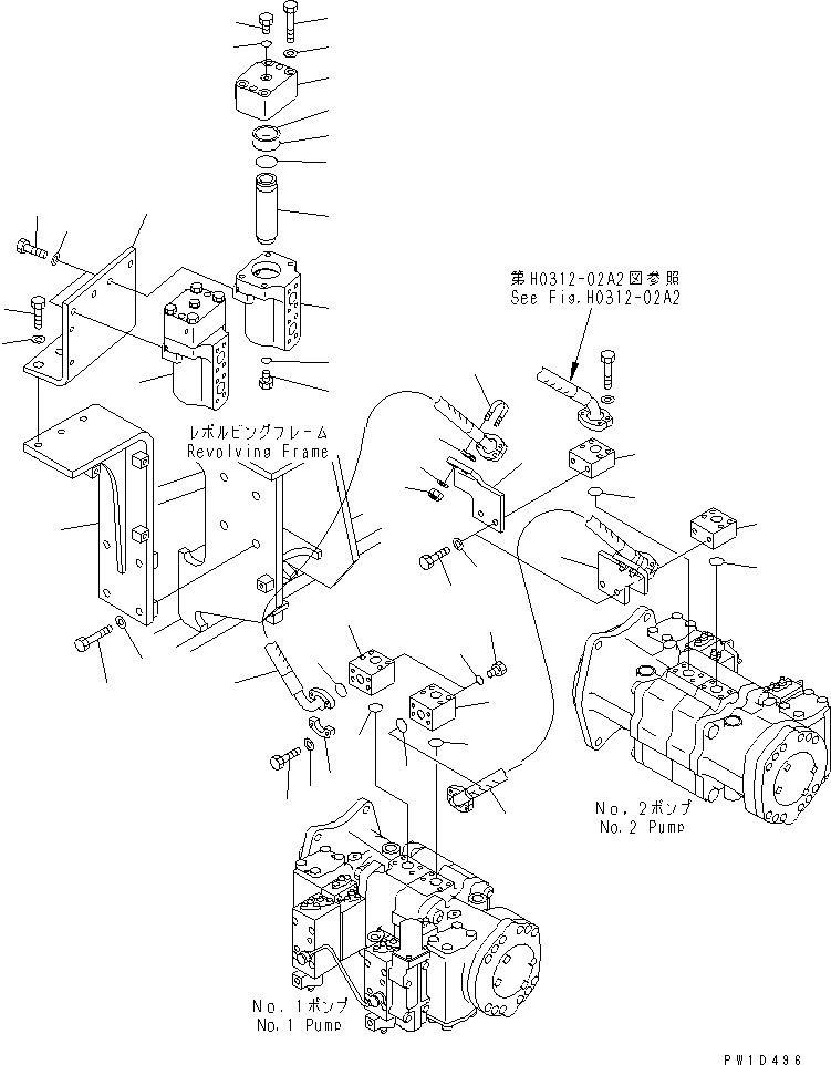 Фильтр в сборе 21M-60-15330 KOMATSU
