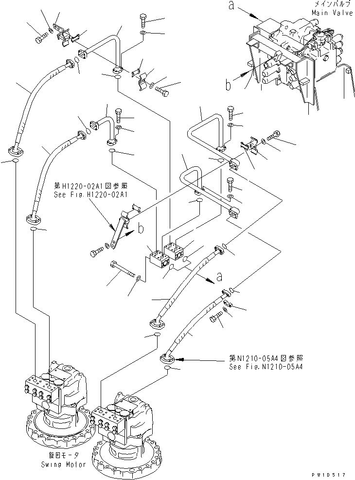 Шланг 07097-10607 KOMATSU