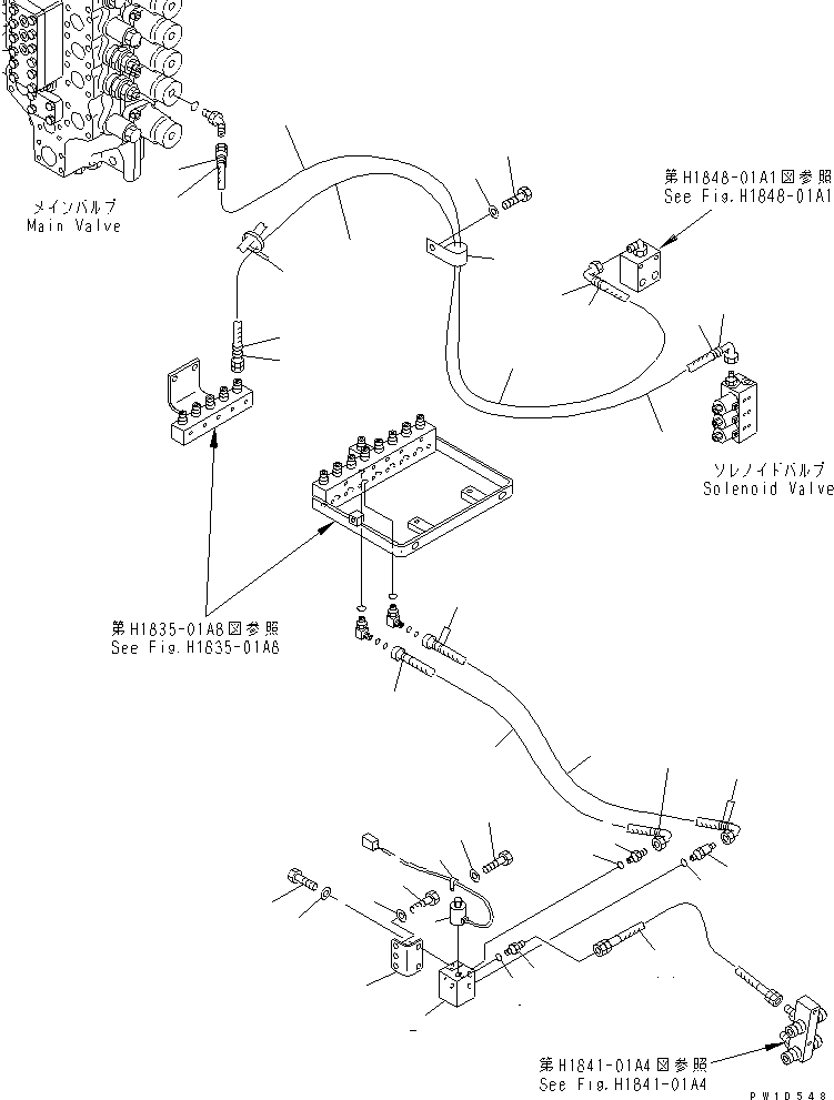 Шланг 07185-00338 KOMATSU