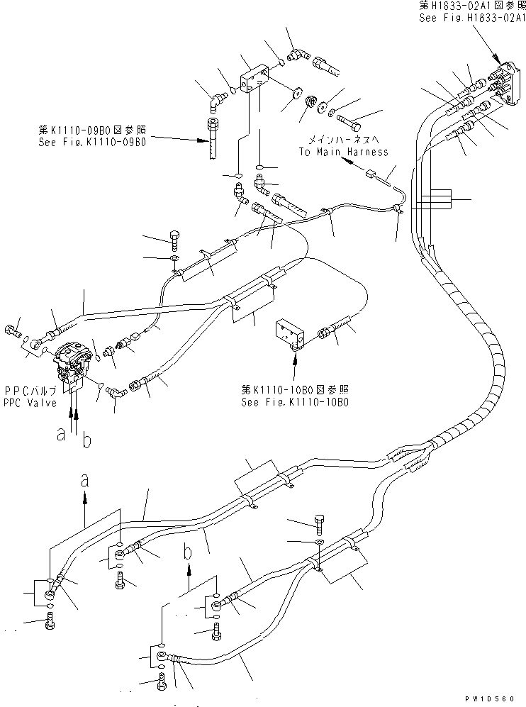 Жгут проводов 21M-06-15830 KOMATSU