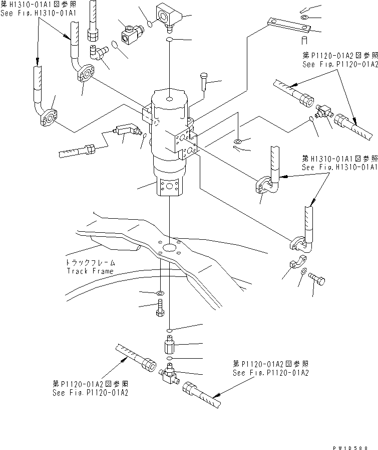 Поворотное соединение в сборе (703-09-00240) KOMATSU