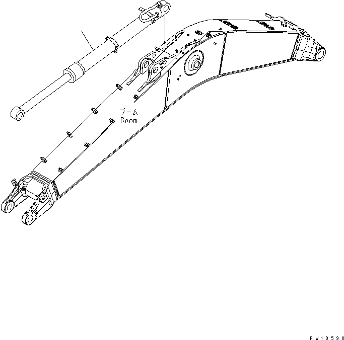 ARM CYLINDER GROUP,(FINAL COATING) (\8\707-01-XY560) KOMATSU