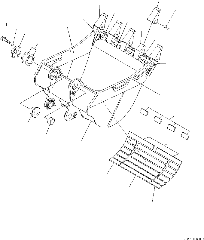 Ковш 209-939-7210 KOMATSU