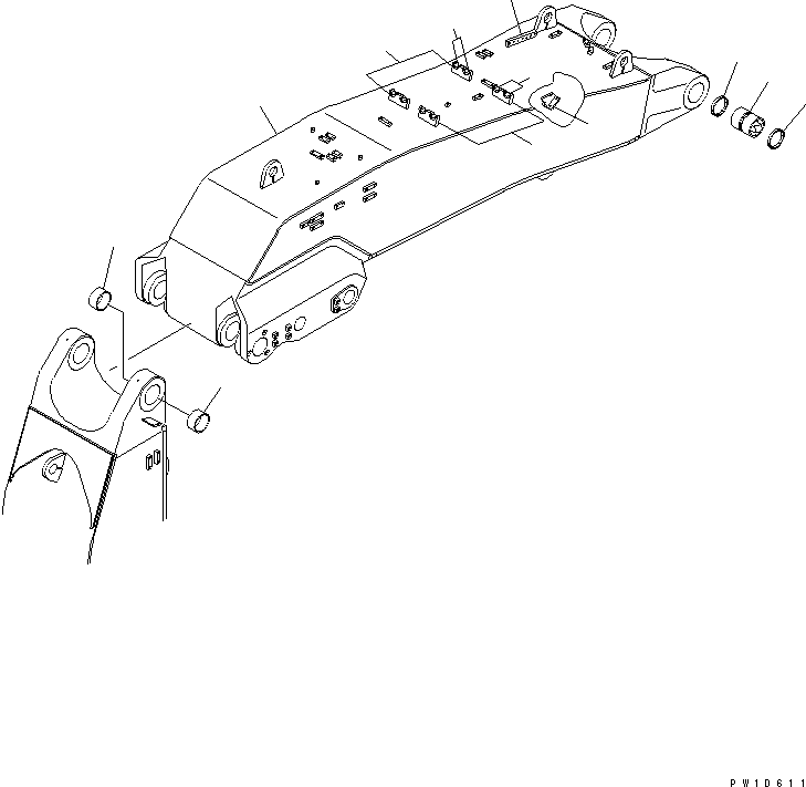 Стрела 209-72-71210 KOMATSU