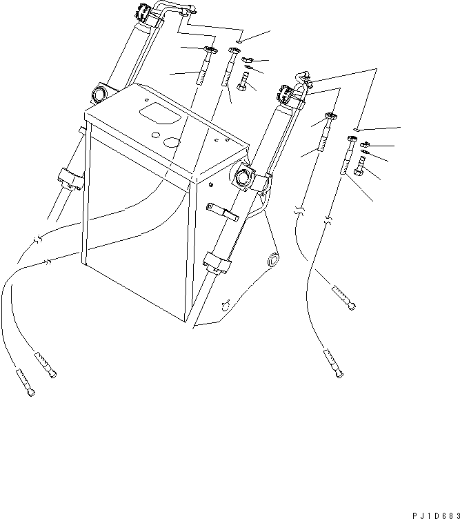 HOSE,(B) 07125-31215 KOMATSU