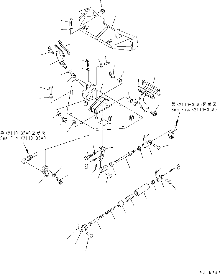 Проходная втулка 195-06-15930 KOMATSU